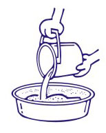 Приготовление жидких обоев